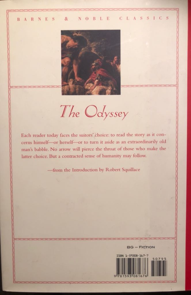 The Odyssey - Homer (Barnes) book collectible [Barcode 9781593081676] - Main Image 2