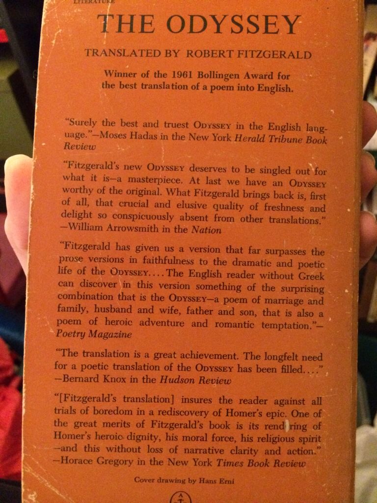 The Odyssey - Homer (A Doubleday Anchor Book) book collectible - Main Image 2