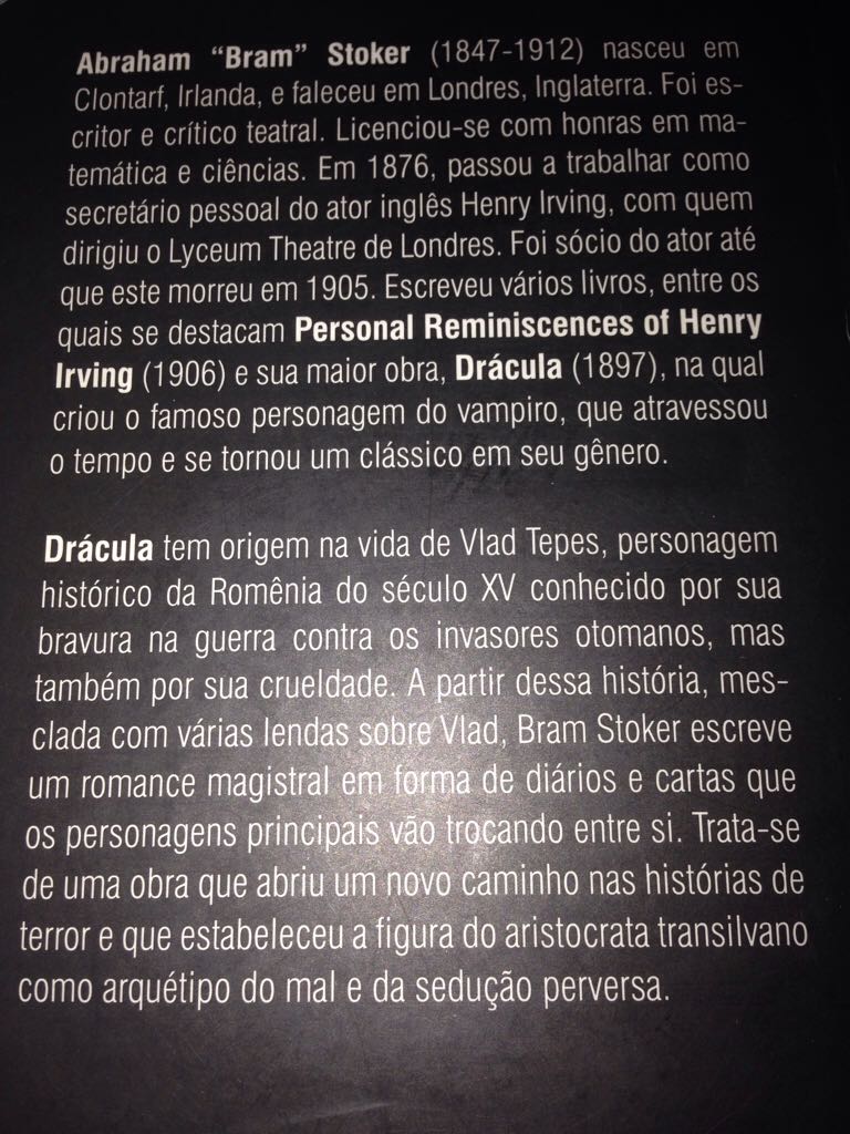 Dracula  - Bram Stoker book collectible [Barcode 9788520927465] - Main Image 2