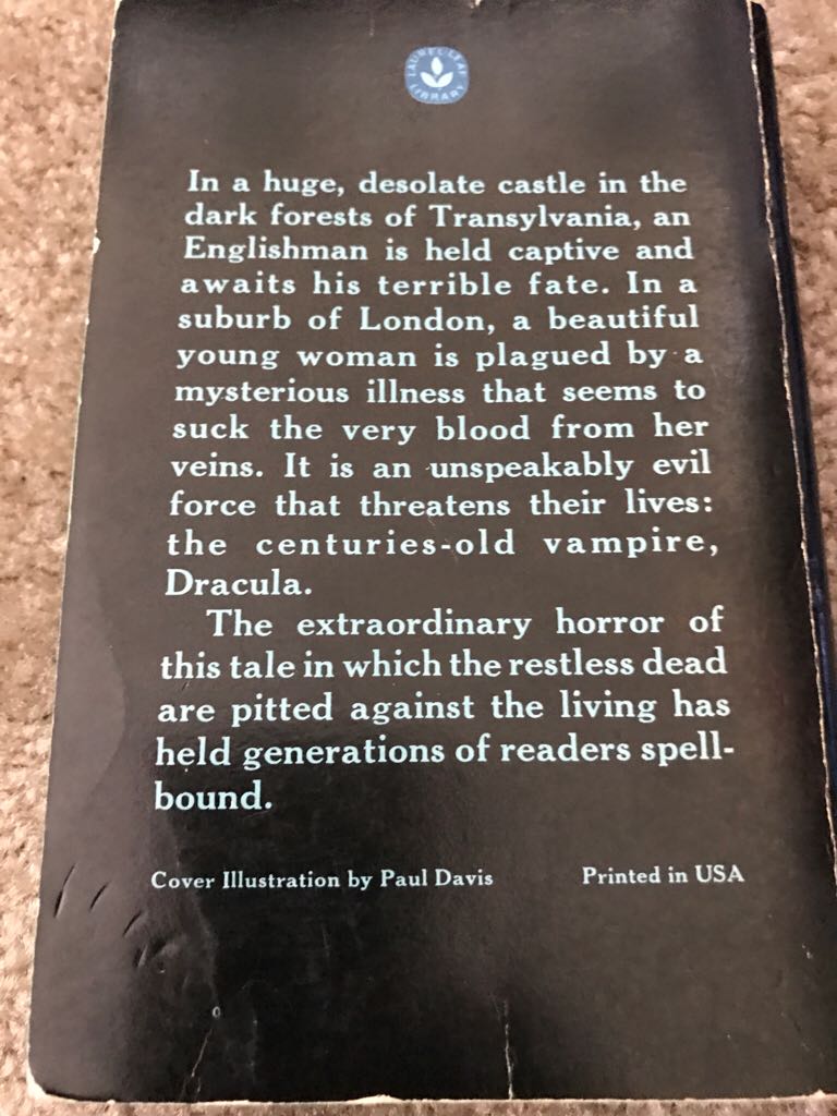 Dracula  - Bram Stoker (Laurel Leaf Books - Paperback) book collectible - Main Image 2