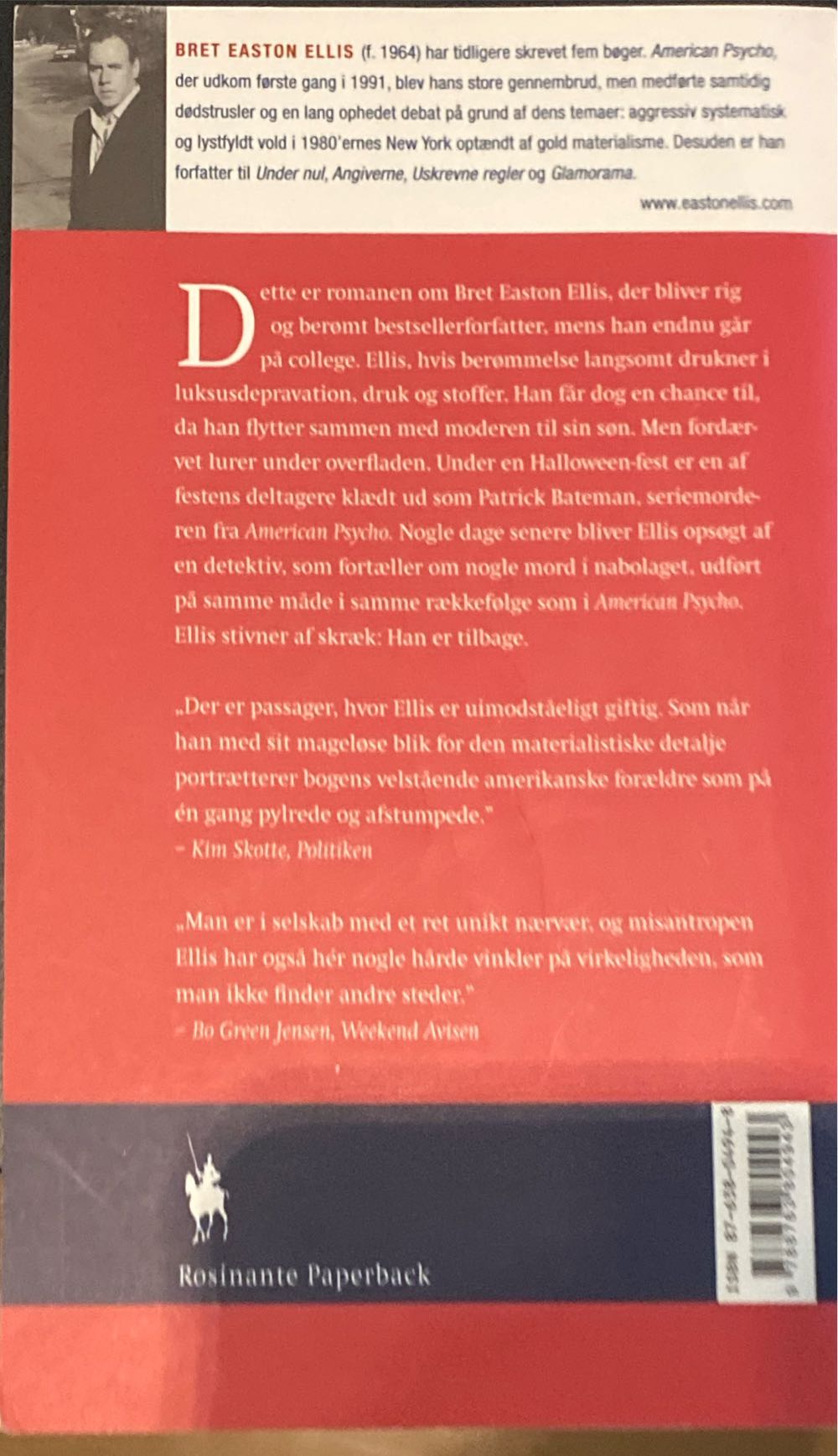 Lunar Park - Bret Easton Ellis book collectible [Barcode 9788763804943] - Main Image 2