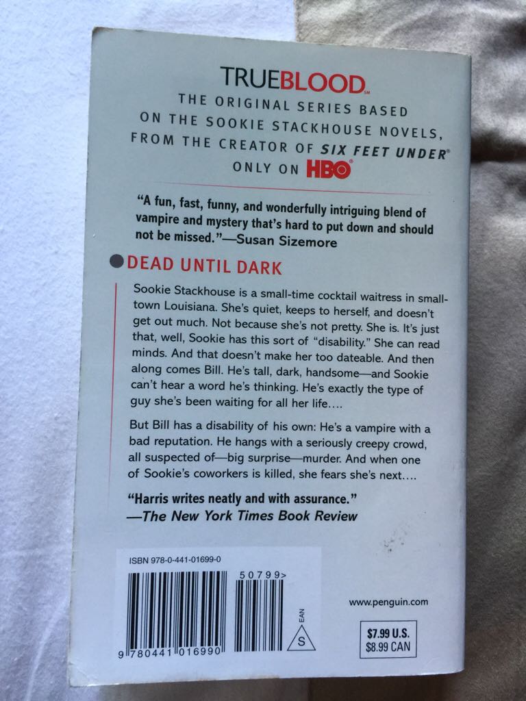 Dead Until Dark - Charlaine Harris (ACE Fantasy - Paperback) book collectible [Barcode 9780441016990] - Main Image 2