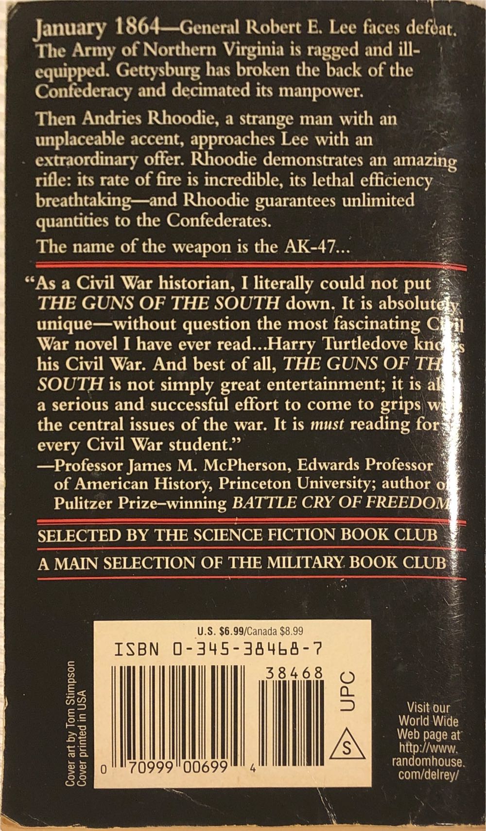The Guns Of The South - Harry Turtledove (Del Rey - Paperback) book collectible [Barcode 9780345384683] - Main Image 2