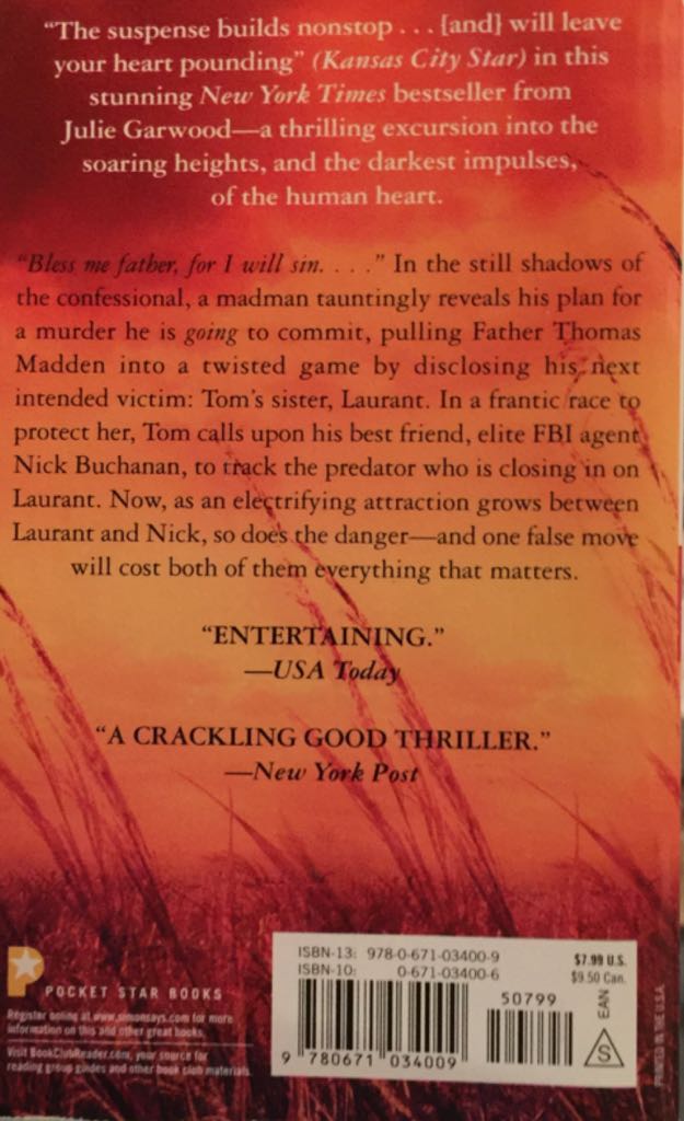 Heartbreaker - Julie Garwood (Pocket Books - Paperback) book collectible [Barcode 9780671034009] - Main Image 2