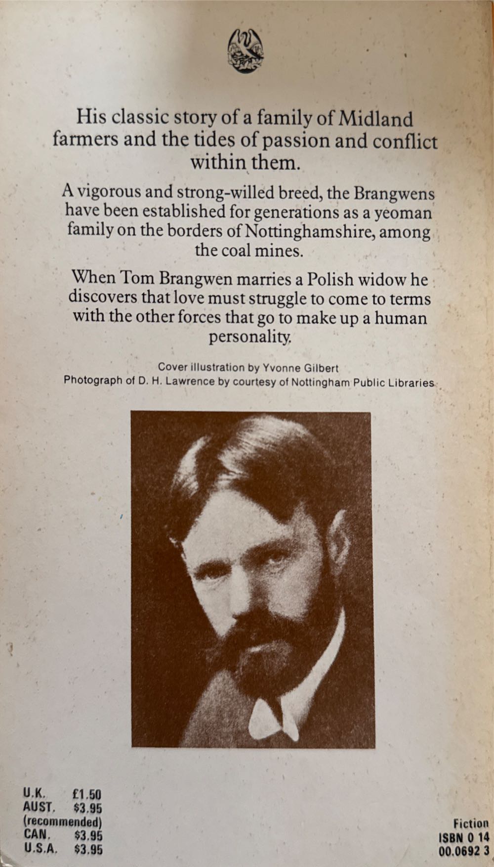 The Rainbow - DH Lawrence (Penguin Book - Paperback) book collectible [Barcode 9780553213904] - Main Image 2