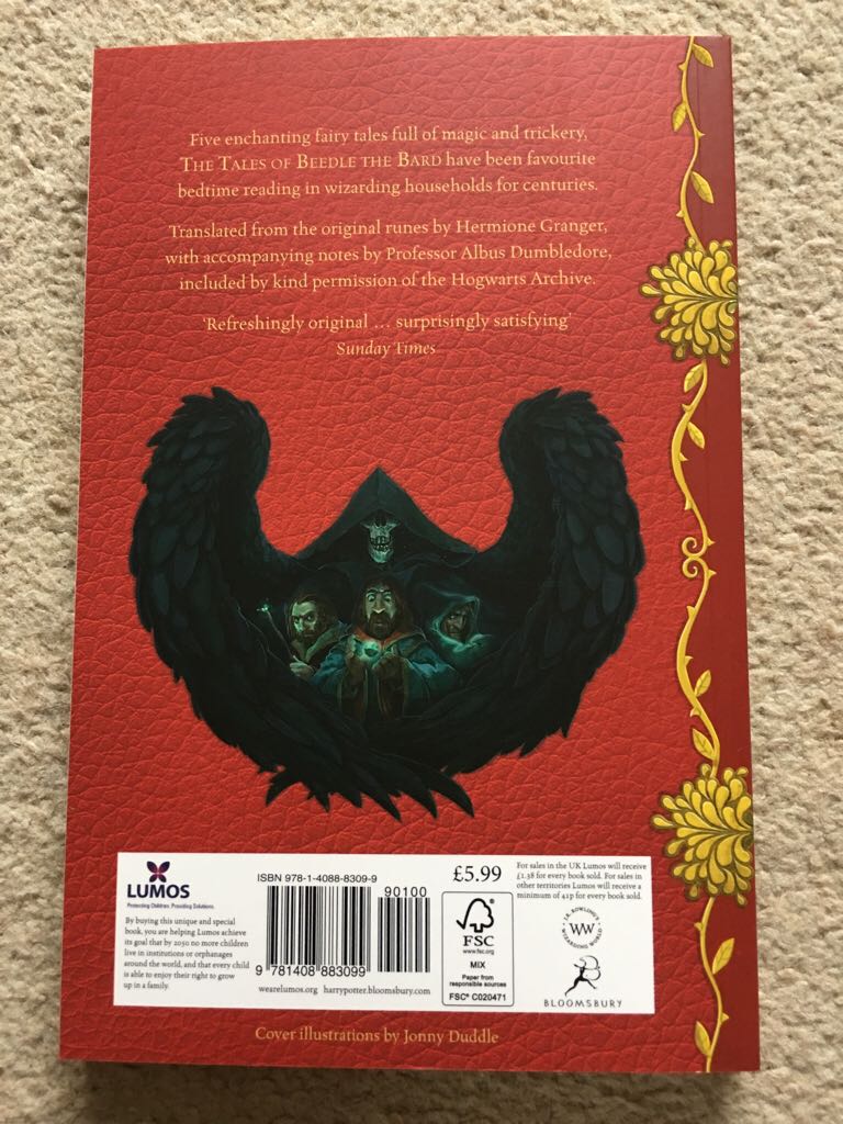 Harry Potter: The Tales Of Beedle The Bard - J. K. Rowling (Pottermore Publishing - Audiobook) book collectible [Barcode 9781408883099] - Main Image 2