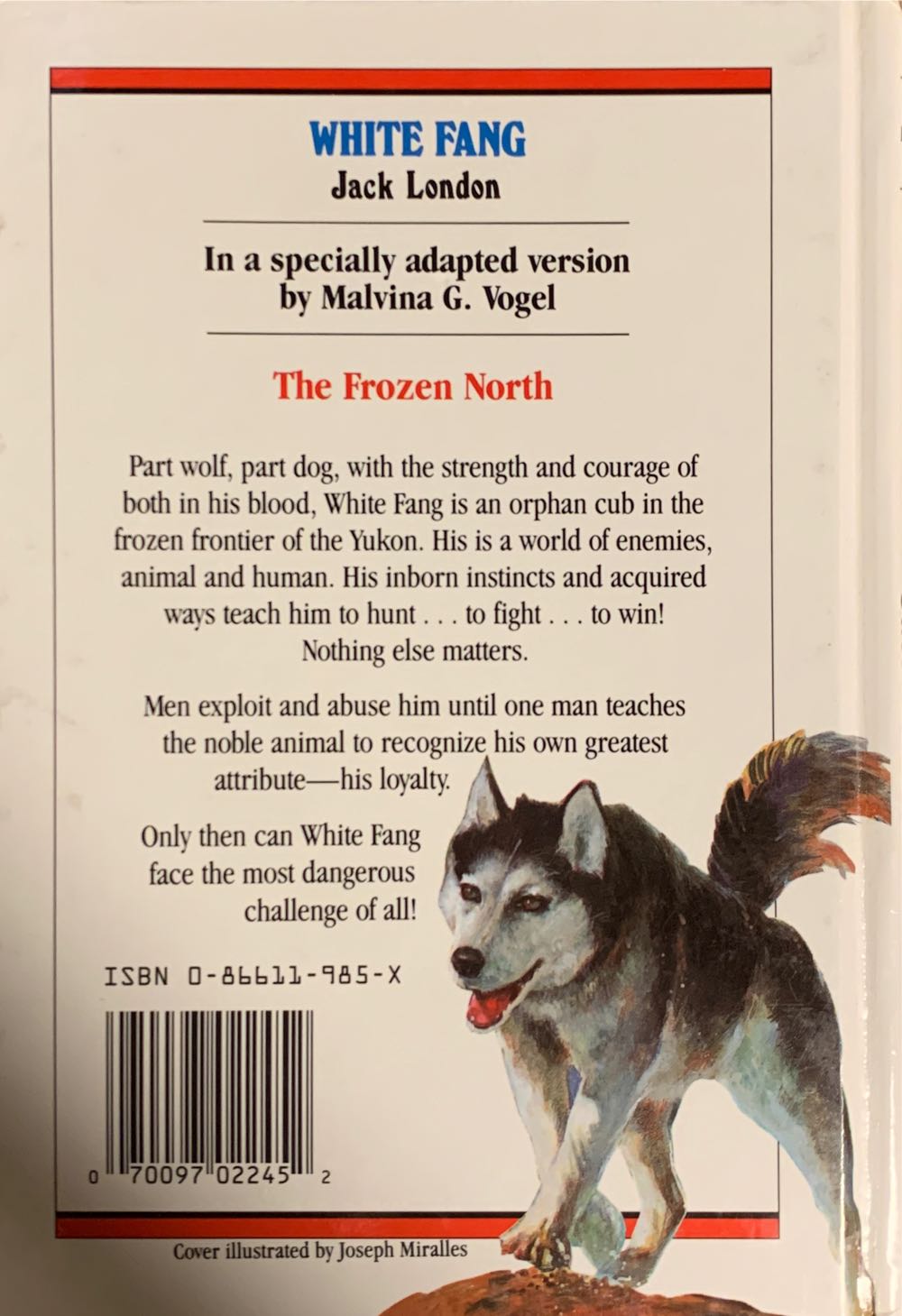 White Fang - Jack London (Baronet Books - Hardcover) book collectible [Barcode 9780866119856] - Main Image 2