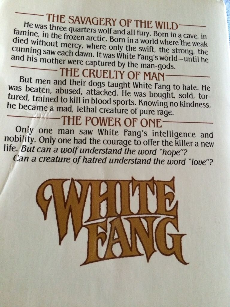 White Fang  book collectible - Main Image 2