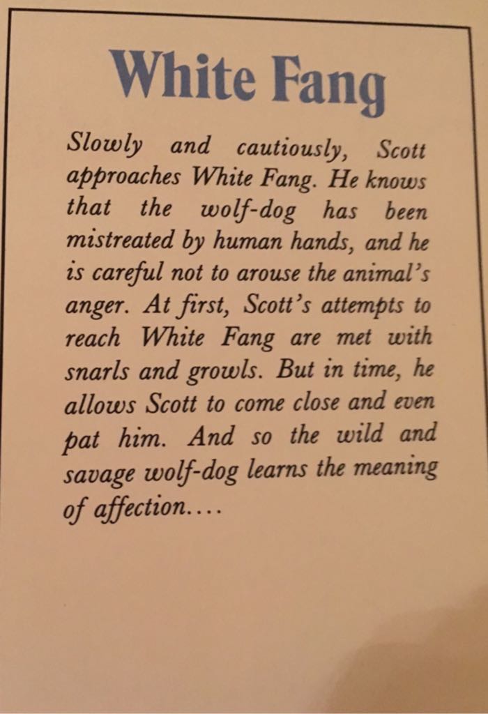 White Fang  book collectible - Main Image 2