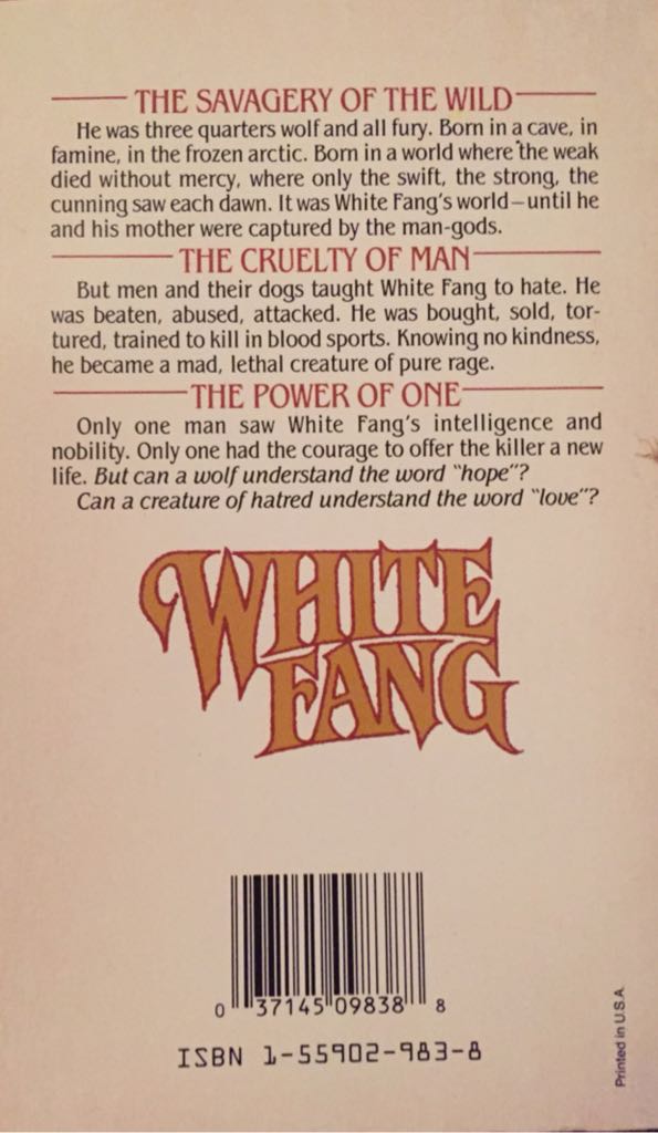White Fang  book collectible - Main Image 2