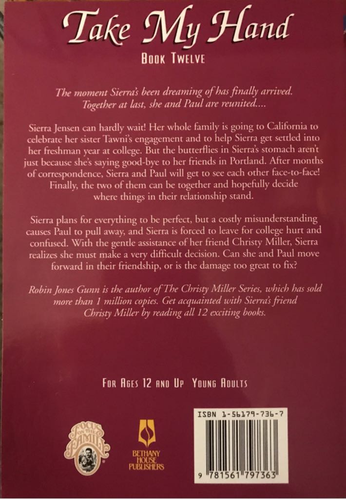 Take My Hand - Ruth Scofield (Bethany House Pub - Paperback) book collectible [Barcode 9781561797363] - Main Image 2