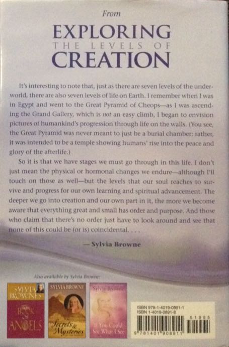 Exploring the Levels of Creation - Sylvia Browne (Hay House Inc - Hardcover) book collectible [Barcode 9781401908911] - Main Image 2