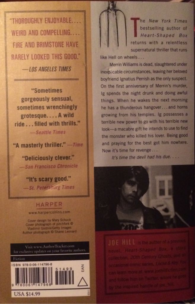 Horns - Joe Hill (Harper Paperbacks - Paperback) book collectible [Barcode 9780061147968] - Main Image 2