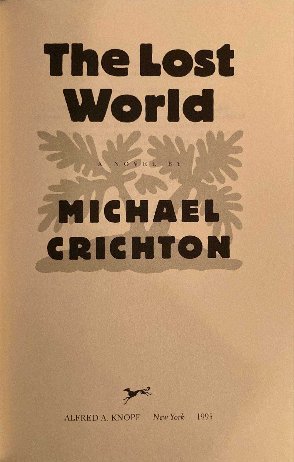 Lost World, The - Crichton, Michael (A. Knopf, Alfred - Hardcover) book collectible - Main Image 3