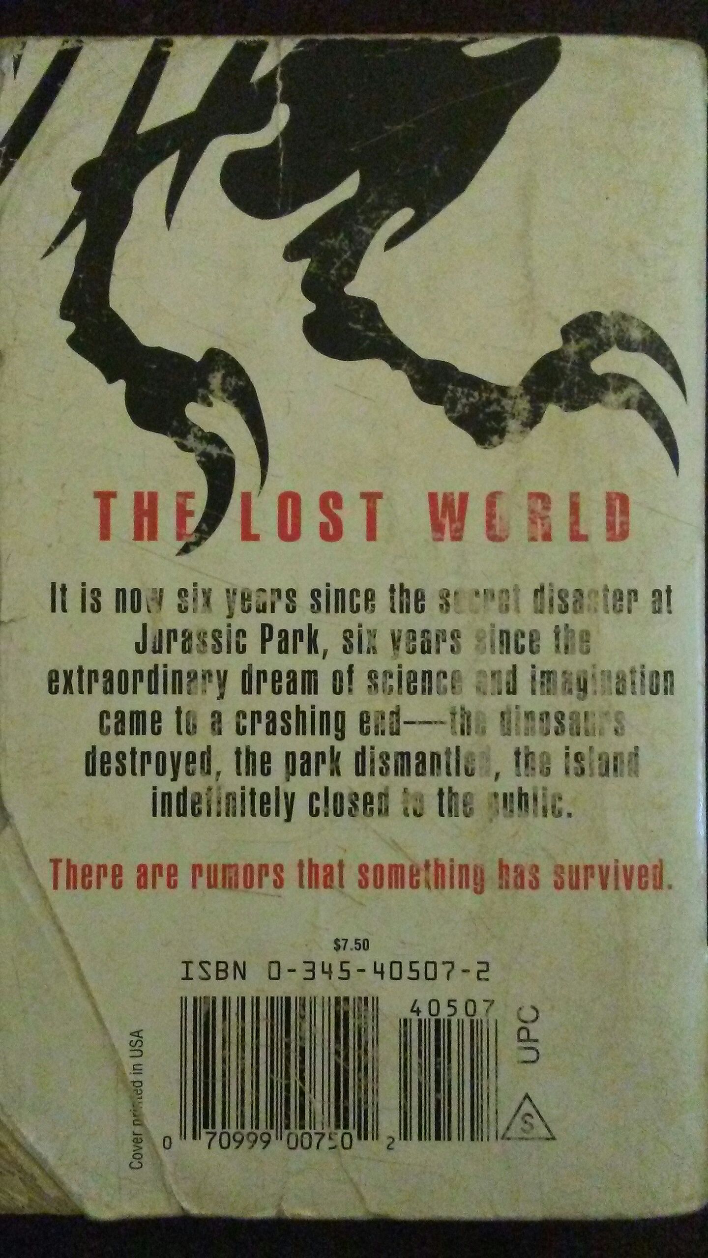 The Lost World  (Ballantine Books - Paperback) book collectible - Main Image 2