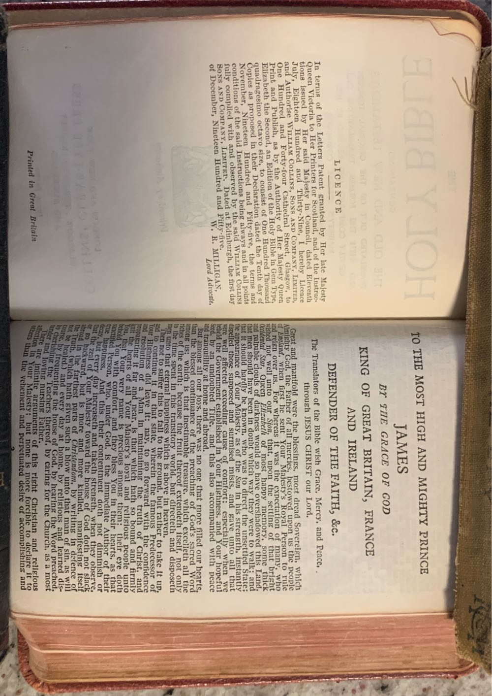 Holy Bible - God (Collins Clear Type Press - Calf-Binding) book collectible - Main Image 3