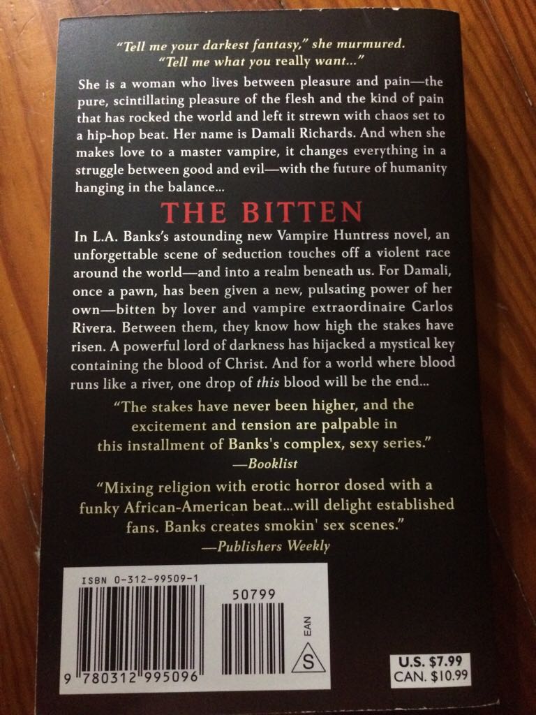 The Bitten  - A. Banks (Paperback) book collectible - Main Image 2