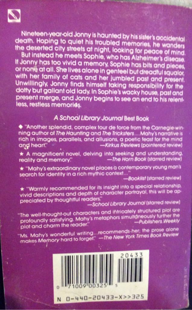 Memory - McMaster Bujold (A Dell Book) book collectible [Barcode 9780440204336] - Main Image 2