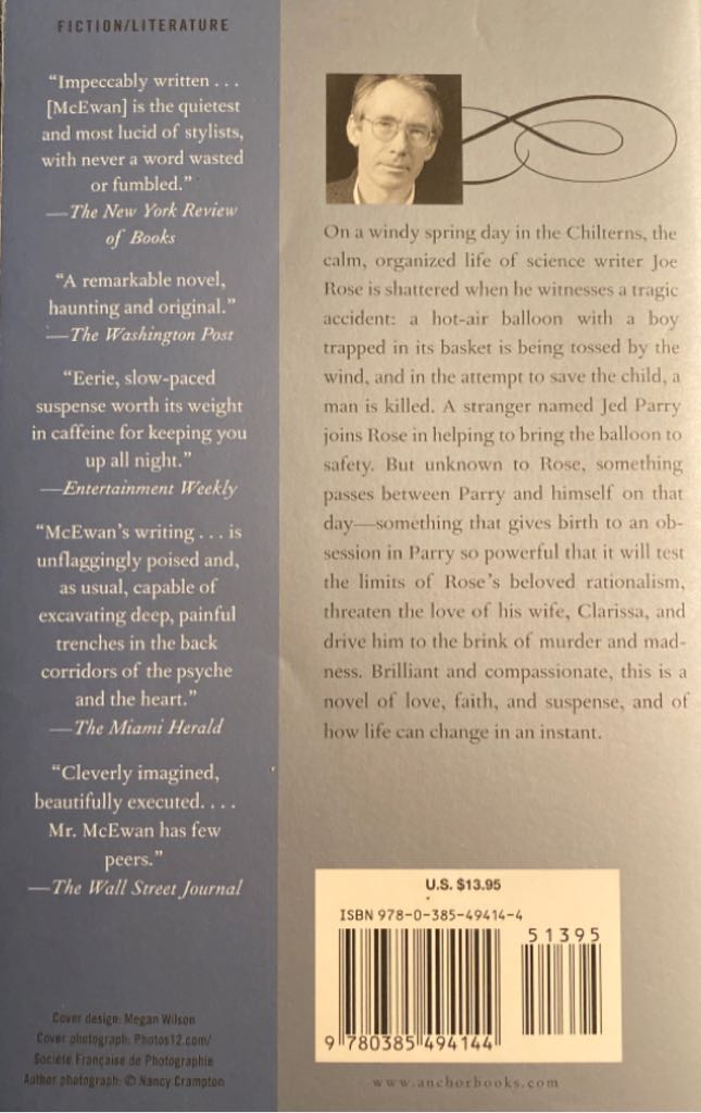 Enduring Love - Ian McEwan (Anchor - Trade Paperback) book collectible [Barcode 9780385494144] - Main Image 2