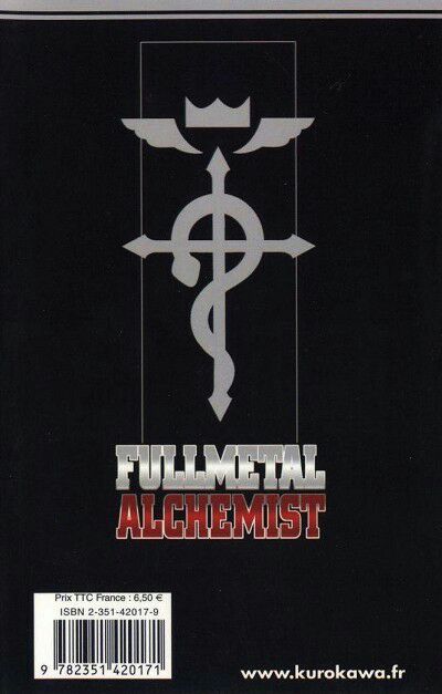Fullmetal Alchemist 01 - Hiromu Arakawa (Kurokawa - Paperback) book collectible [Barcode 9782351420171] - Main Image 2