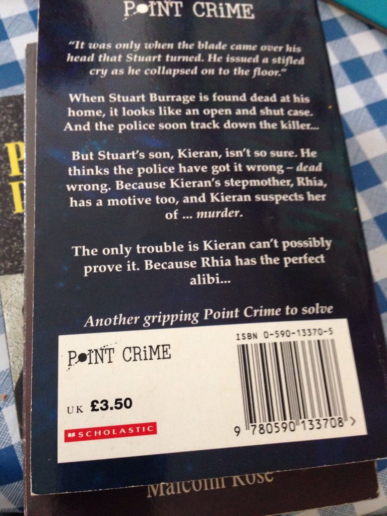 The Alibi  book collectible [Barcode 9780590133708] - Main Image 2