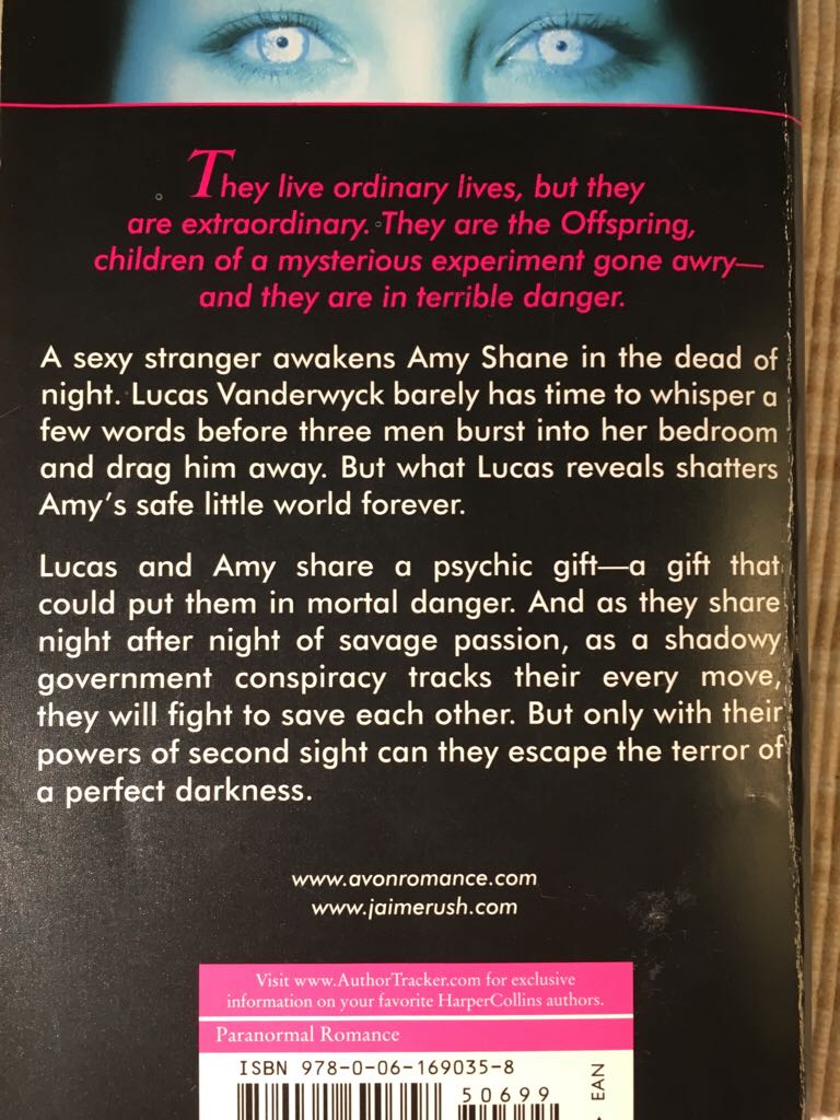 A Perfect Darkness - Jaime Rush (Avon - Paperback) book collectible [Barcode 9780061690358] - Main Image 2