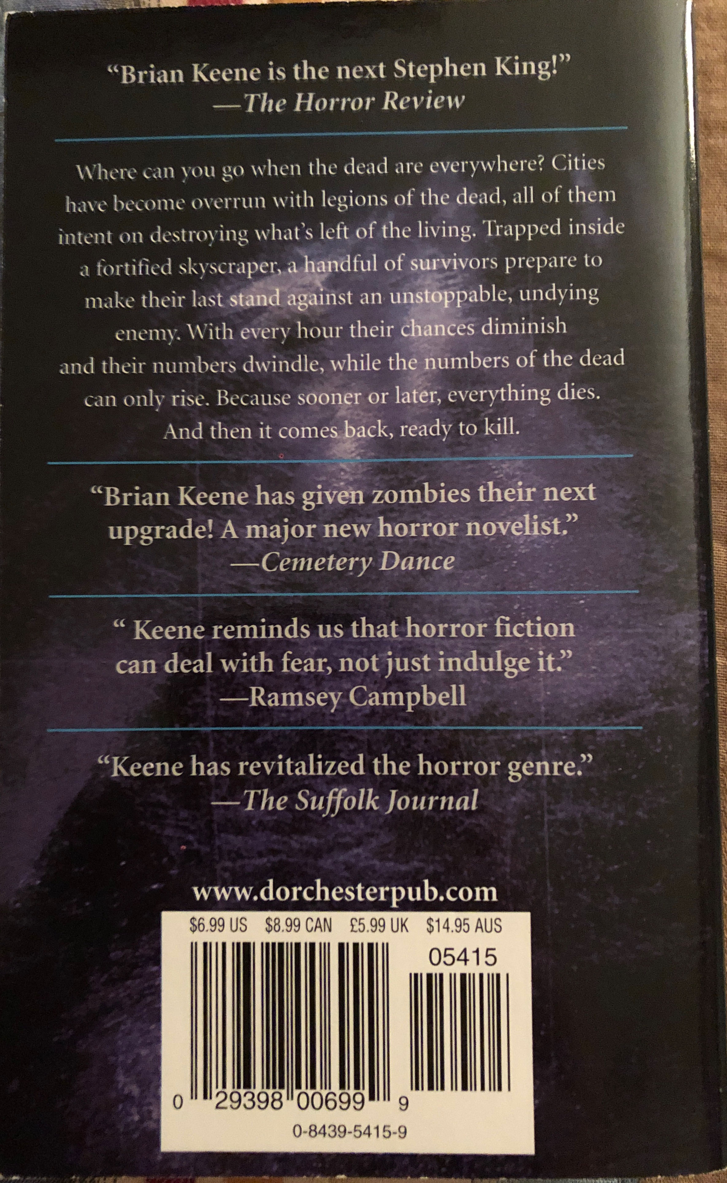 City of the Dead - Brian Keene (Leisure - Paperback) book collectible [Barcode 9780843954159] - Main Image 2