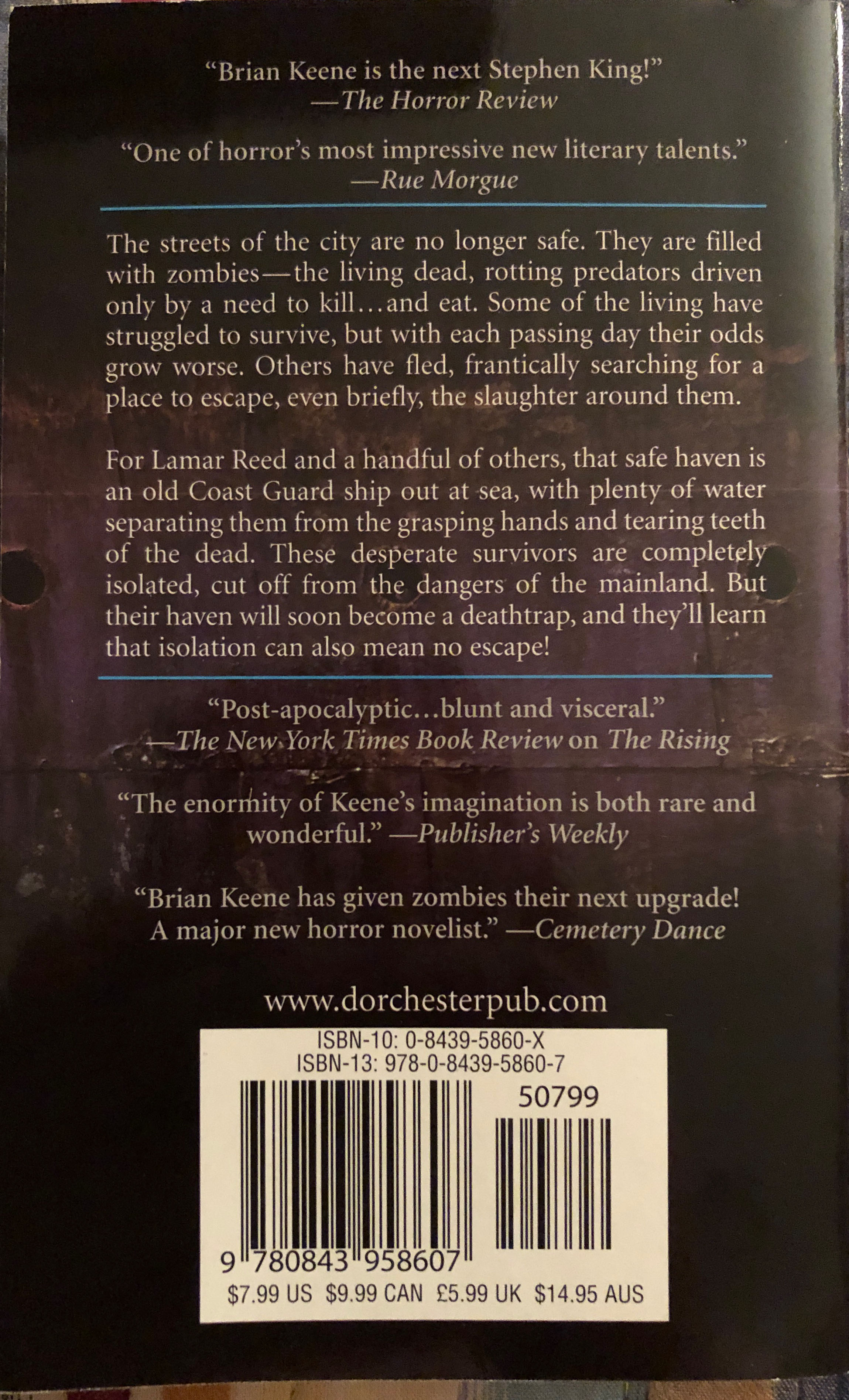 Dead Sea - Brian Keene (Leisure - Paperback) book collectible [Barcode 9780843958607] - Main Image 2