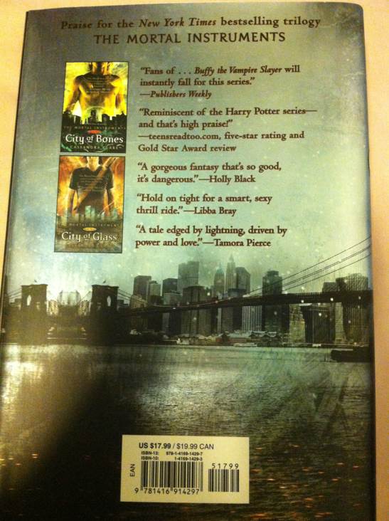 City Of Ashes - Cassandra Clare (Margaret K. McElderry Books - Hardcover) book collectible [Barcode 9781416914297] - Main Image 2