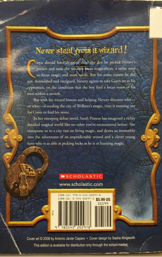 The Magic Thief - Sarah Prineas (Scholastic Inc - Paperback) book collectible [Barcode 9780545202978] - Main Image 2