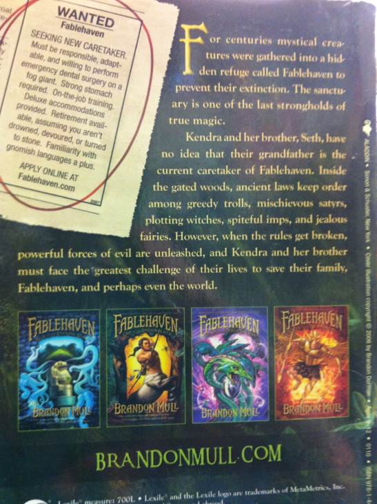 Fablehaven  book collectible [Barcode 9781442405028] - Main Image 2