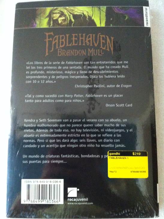 Fablehaven  book collectible [Barcode 9788499180366] - Main Image 2