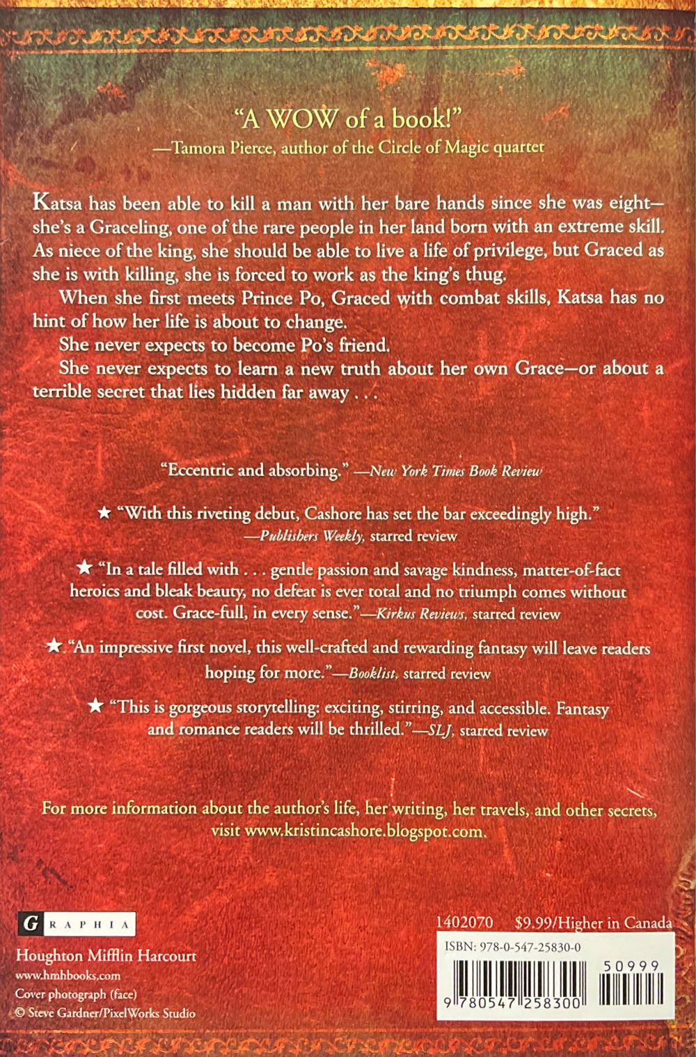 Graceling - Kristin Cashore (Houghton Mifflin Harcourt (HMH) - Paperback) book collectible [Barcode 9780547258300] - Main Image 5