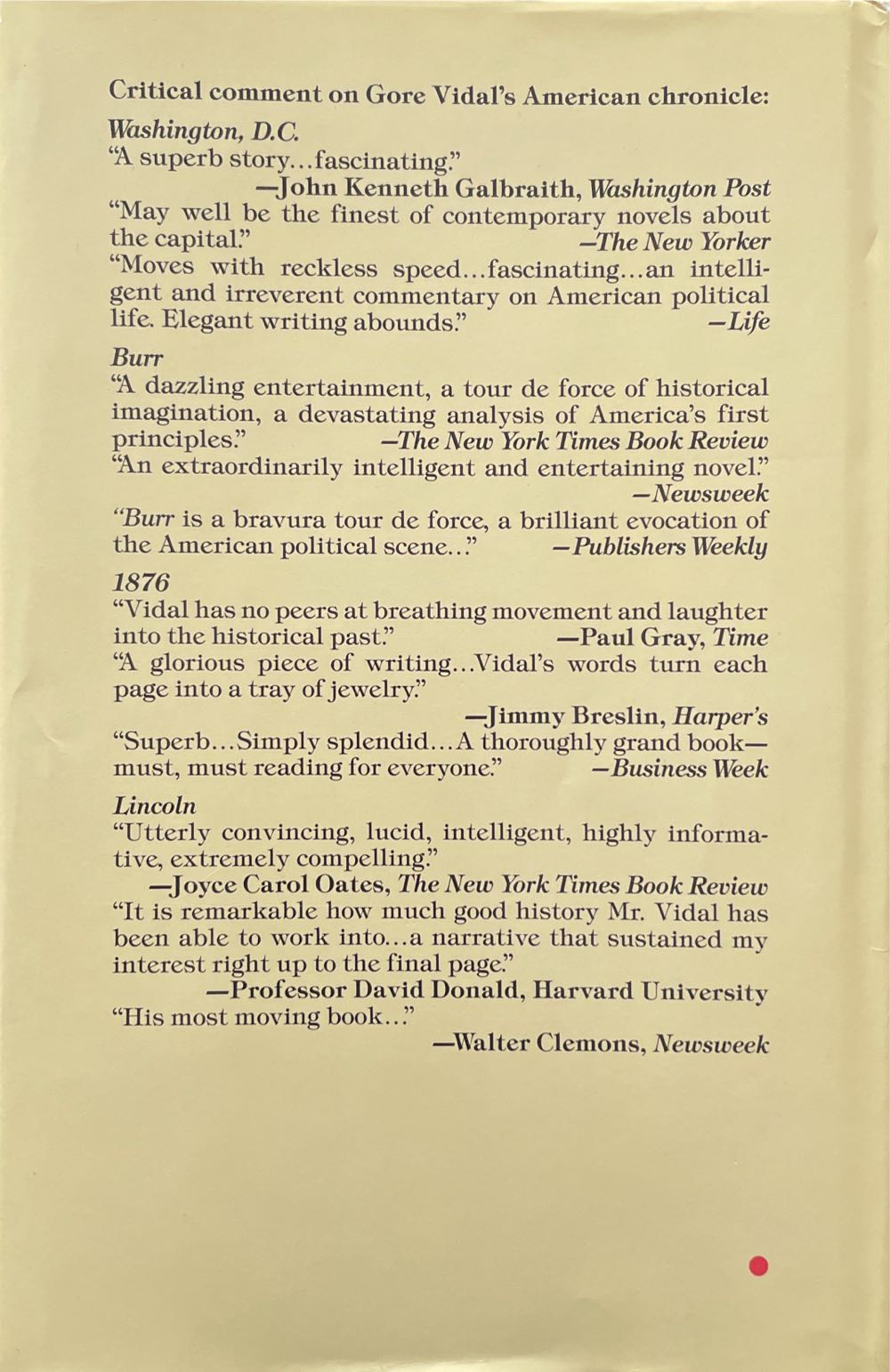 Empire - Gore Vidal (Random House - Hardcover) book collectible [Barcode 9780233981529] - Main Image 2