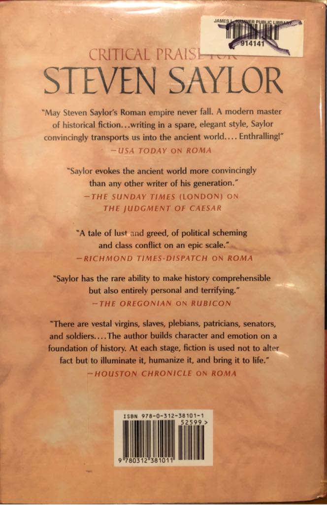 Empire - Steven Saylor (St. Martin’s Press - Hardcover) book collectible [Barcode 9780312381011] - Main Image 2