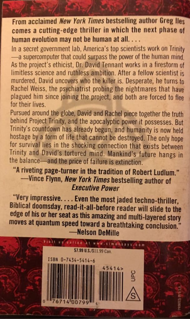 The Footprints of God - Greg Iles (Pocket Star Books - Paperback) book collectible [Barcode 9780743454148] - Main Image 2