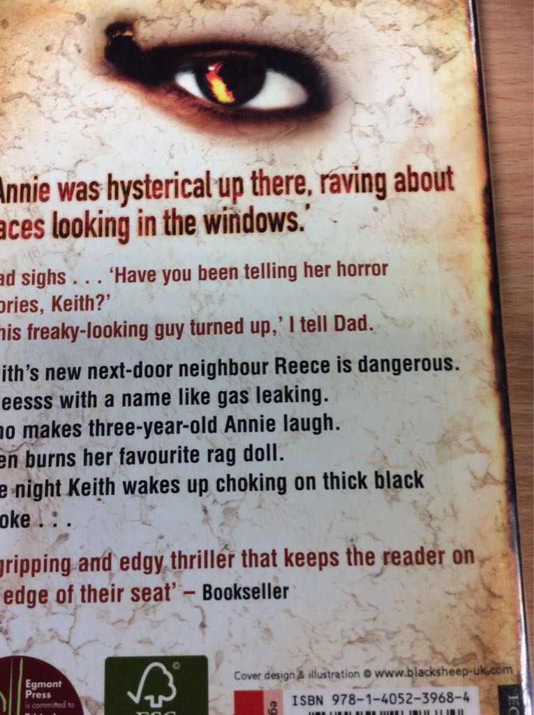 Firestarter  (Egmont Books) book collectible [Barcode 9781405239684] - Main Image 2