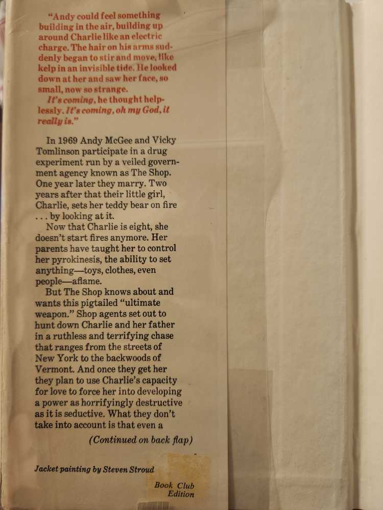 Firestarter - Stephen King (Viking - Hardcover) book collectible - Main Image 3