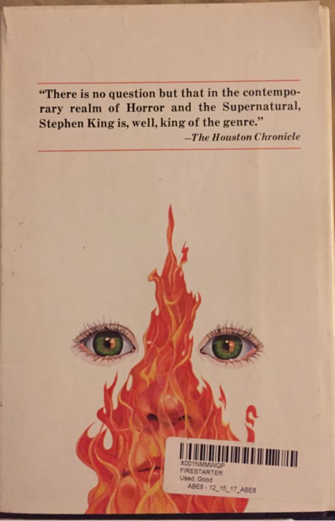 Firestarter - Stephen King (The Viking Press New York - Hardcover) book collectible - Main Image 2