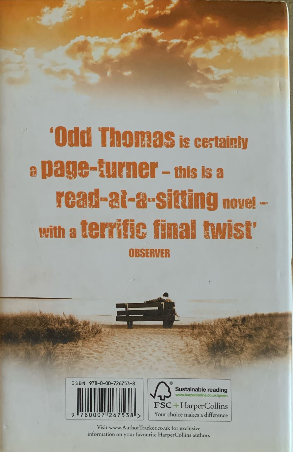Odd Hours - Dean Koontz (Harper Collins - Hardcover) book collectible [Barcode 9780007267538] - Main Image 2