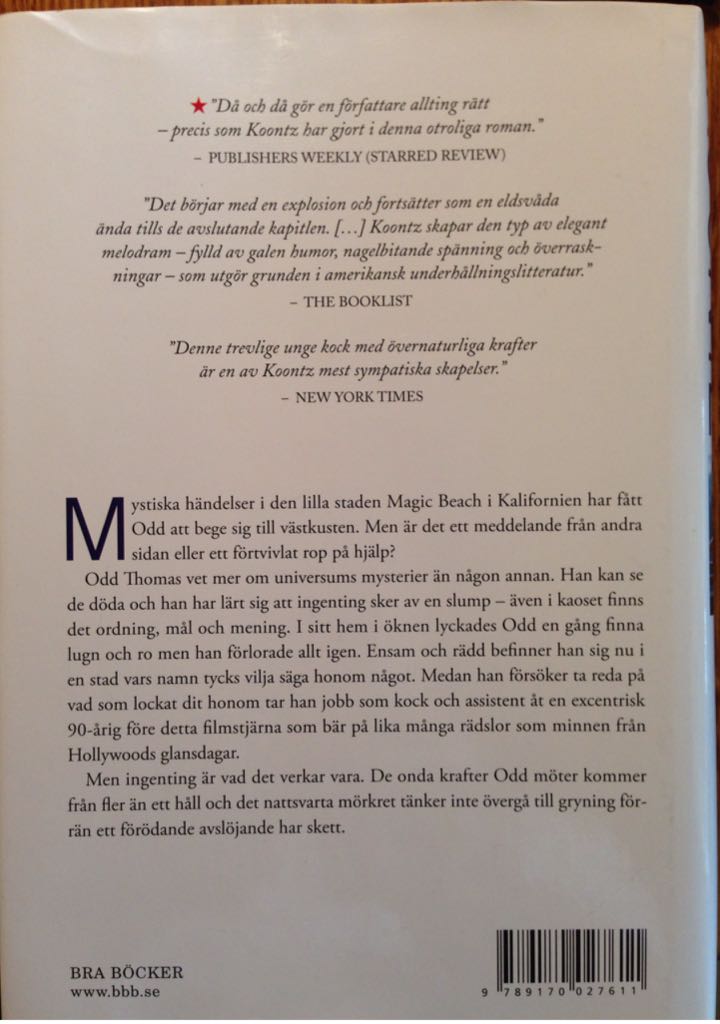 Odd Hours - Dean Koontz (Bantam - Paperback) book collectible [Barcode 9780553591705] - Main Image 2