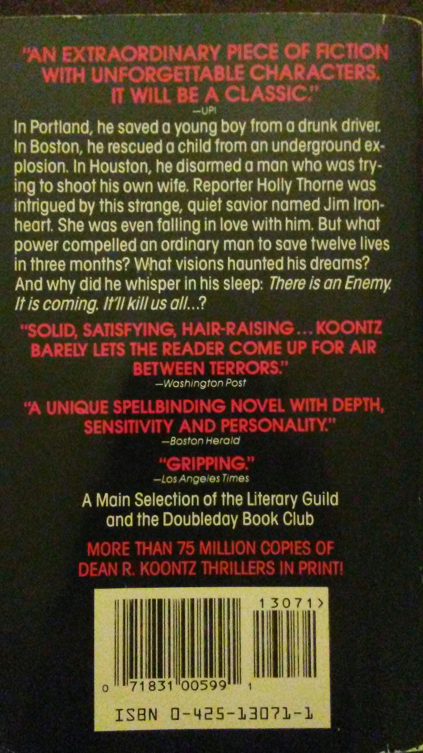 Cold Fire - Dean R. Koontz (Berkley - Paperback) book collectible - Main Image 2