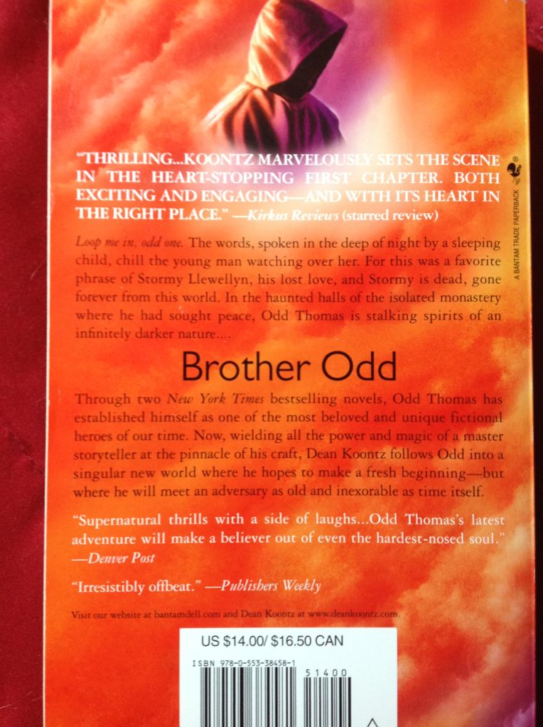 Brother Odd  (A Bantam Book - Paperback) book collectible - Main Image 2