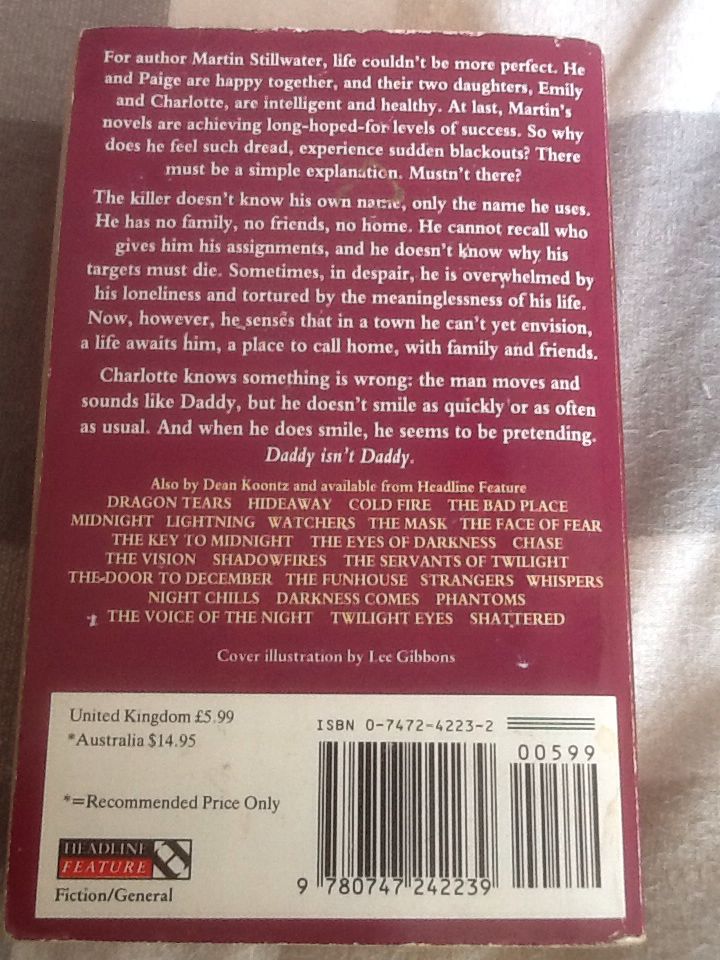 Mr. Murder - Dean Koontz (Headline Feature - Paperback) book collectible [Barcode 9780747242239] - Main Image 2