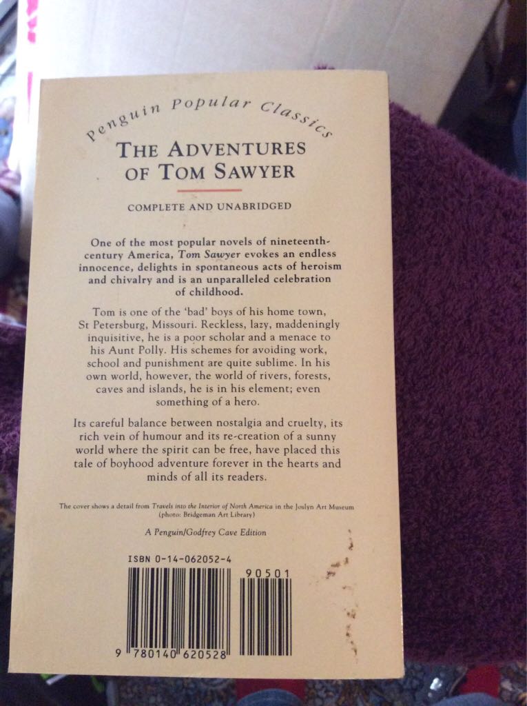 Adventures of Tom Sawyer, The - Mark Twain (Penguin Books - Paperback) book collectible [Barcode 9780140620528] - Main Image 2