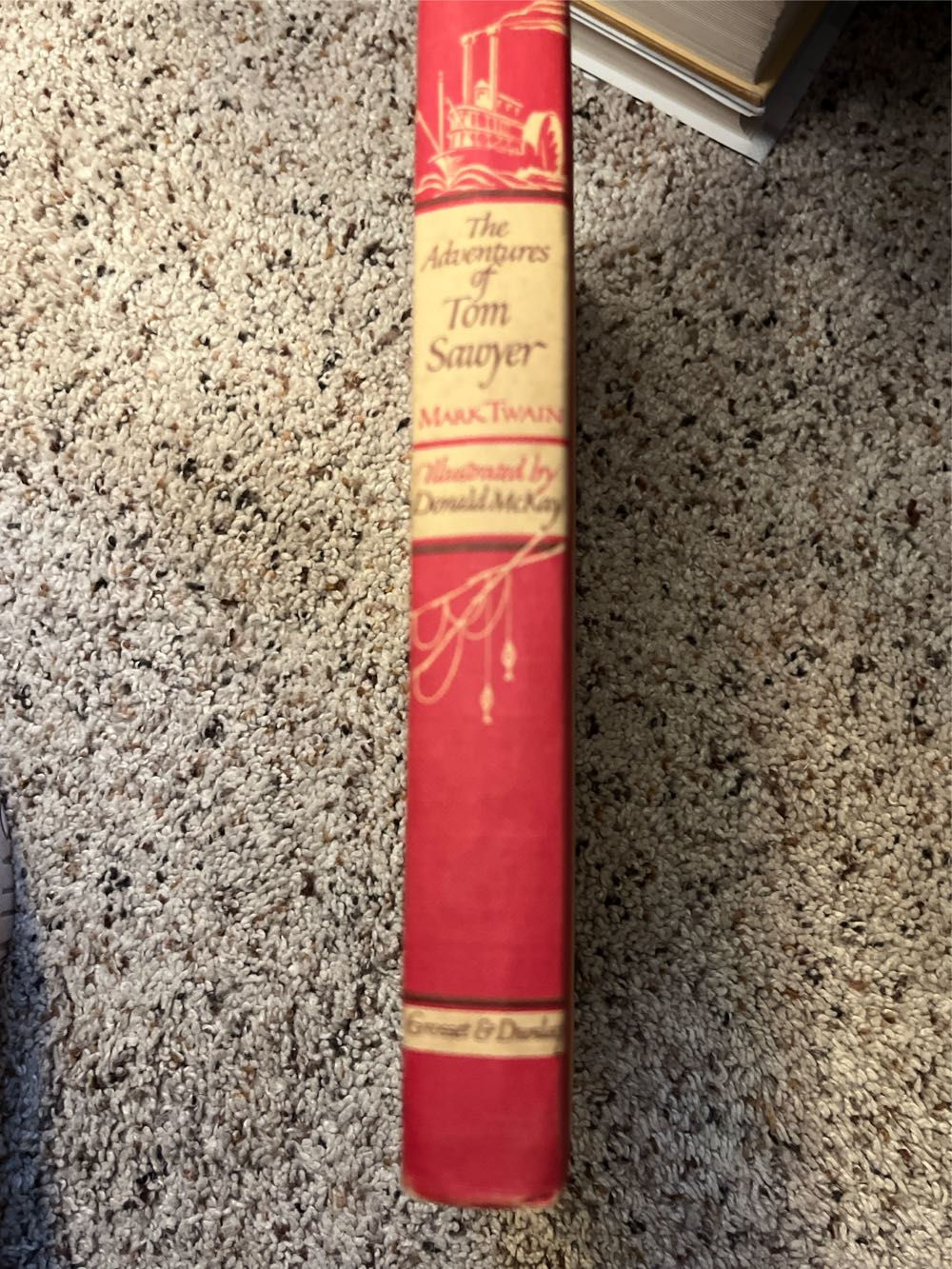 Adventures of Tom Sawyer - Mark Twain (Grosset &amp; Dunlap - Hardcover) book collectible [Barcode 9780448060026] - Main Image 2