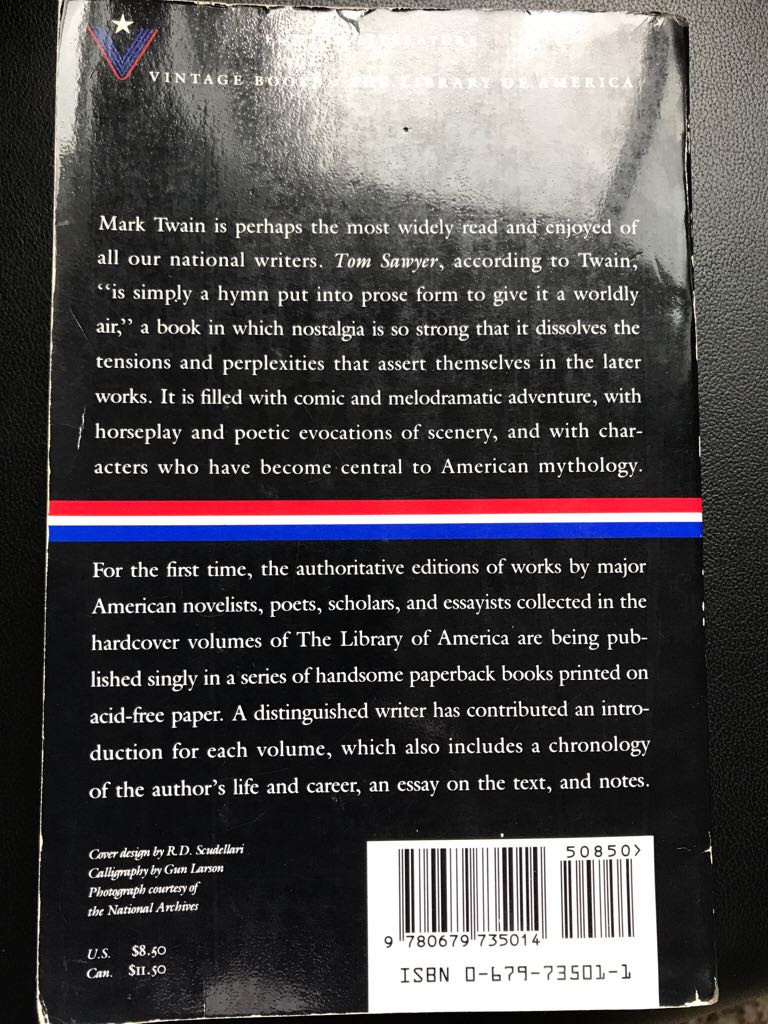 Adventures of Tom Sawyer, The - Mark Twain (Modern Library, The - Paperback) book collectible [Barcode 9780679735014] - Main Image 2