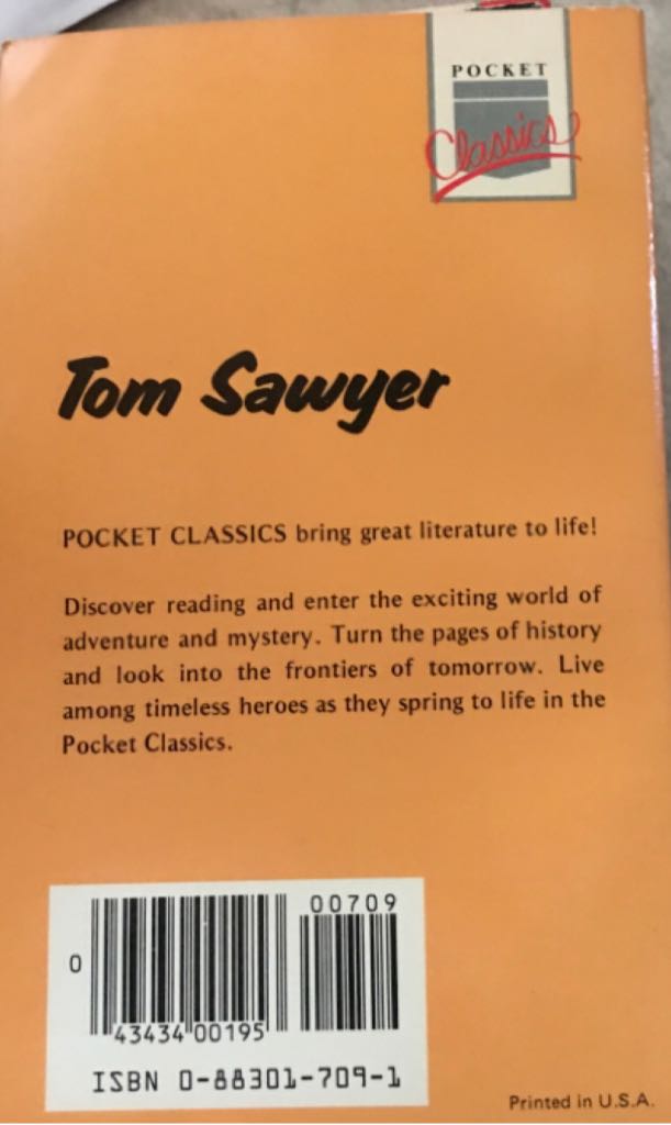 The Adventures of Tom Sawyer - Mark Twain (Children’s Classics - Hardcover) book collectible [Barcode 9780883017098] - Main Image 2