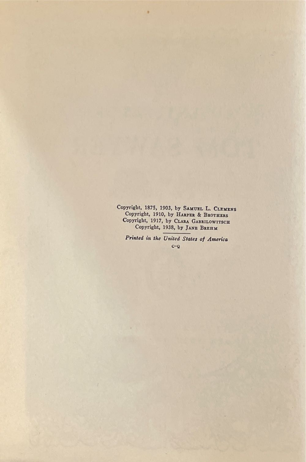 The Adventures of Tom Sawyer - Mark Twain (Harper And Brothers - Hardcover) book collectible - Main Image 2