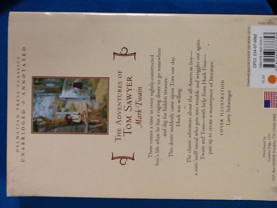 The Adventures of Tom Sawyer  book collectible - Main Image 2